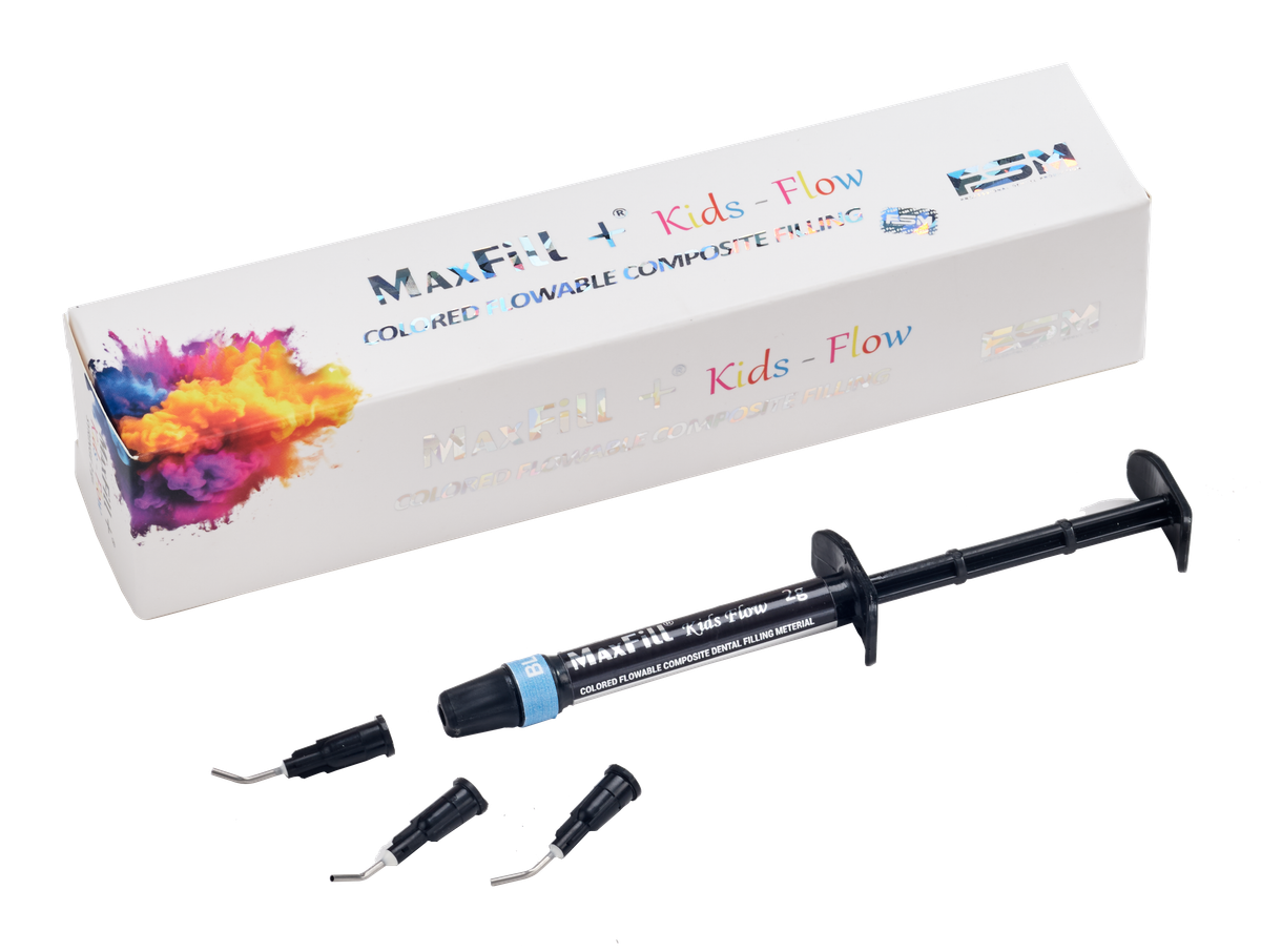 MAXFILL KIDS FLOW / RENKLİ AKIŞKAN KOMPOZİT DOLGU (ÇOCUK) – FSM Dental Medikal Mak. San. Tic. Ltd. Sti., Composites