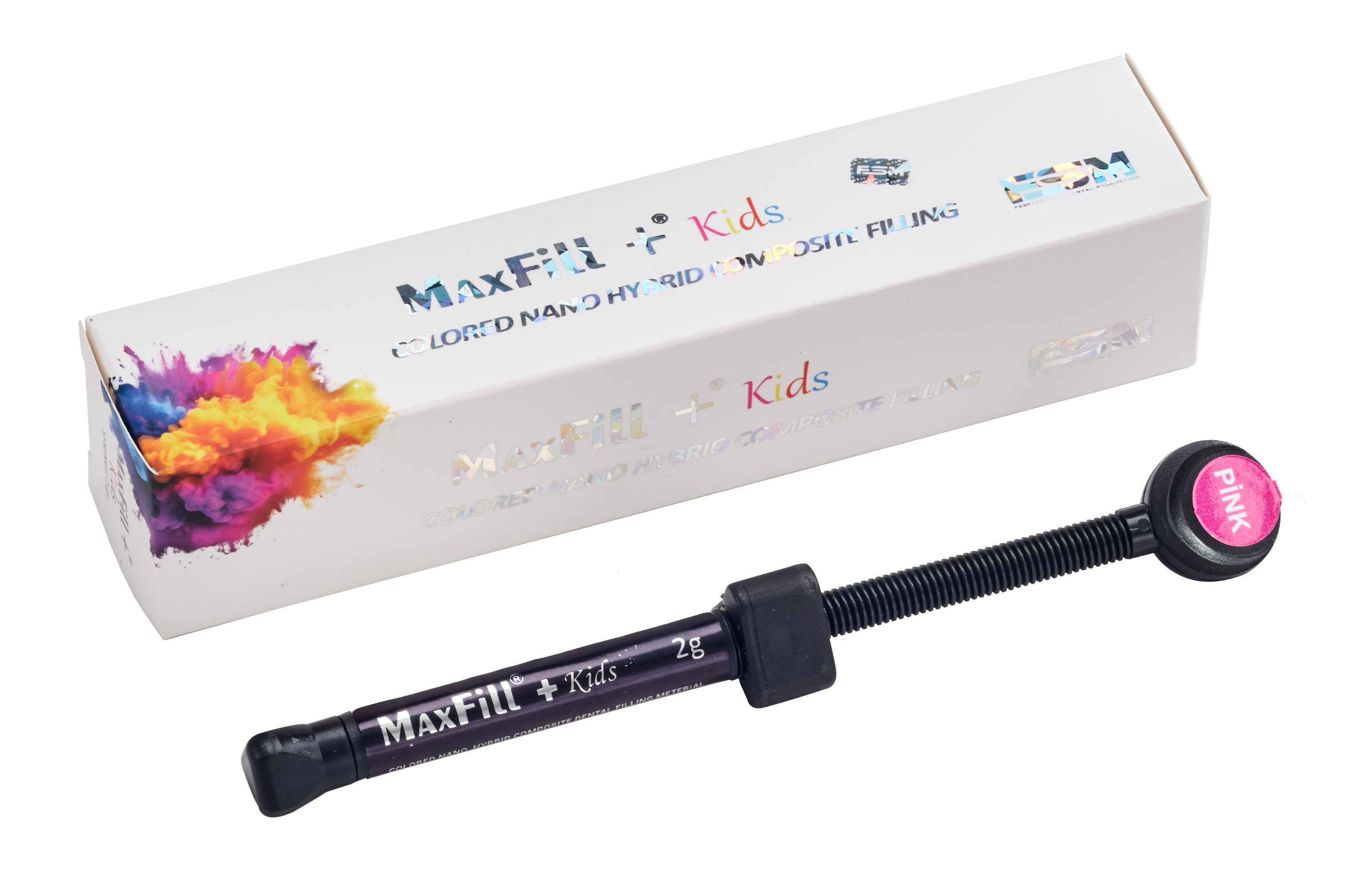 MAXFILL KIDS / RENKLİ NANO HİBRİT KOMPOZİT DOLGU (ÇOCUK)