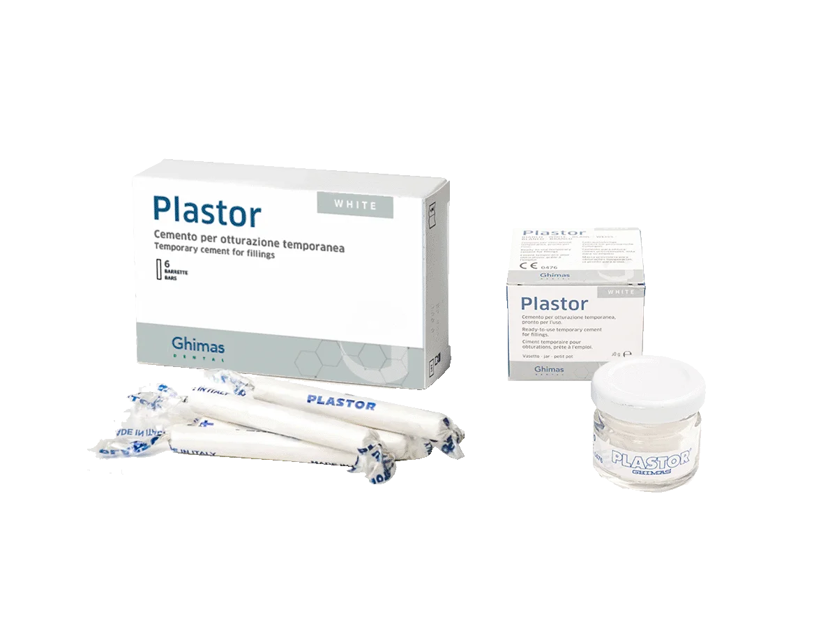 Cemento Plastor – Rosa – Ghimas S.p.A., Provisorische Füllungsmaterialien
