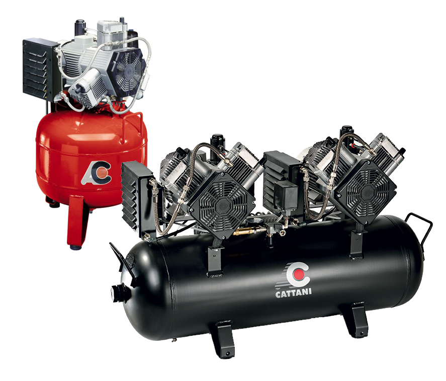 CATTANI Turbo-Smart-Cube Version Salle de Soins – Habringer Dental GmbH, Compressors + Suction