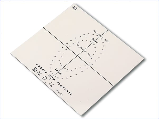 Fit Rubberdam Perforationsschablone – Hager Werken, Kofferdam