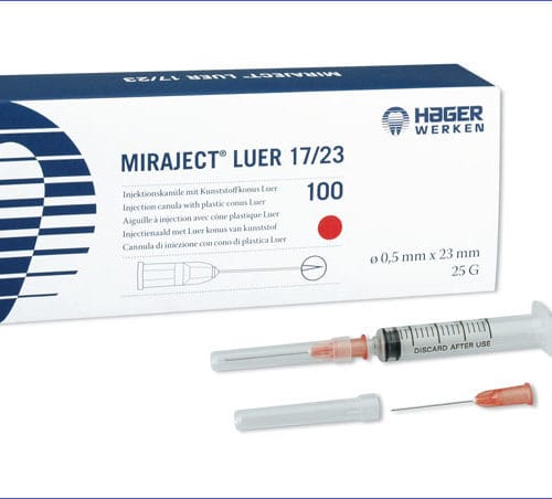 Miraject® Luer – Hager Werken, Anästhetika zur Injektion