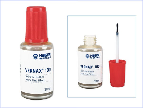 Vernax 100 flacon avec pinceau – Hager Werken, Dental Laboratory Supplies