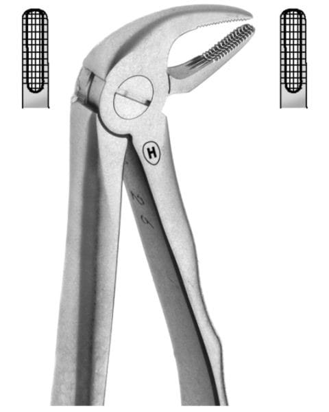 HSA 203-33, Zahnzange – Karl Hammacher, Extraction Forceps Lower Jaw