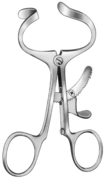 HSJ 204-11, Mundsperrer – Karl Hammacher, Cheek Retractors - Wound Retractors