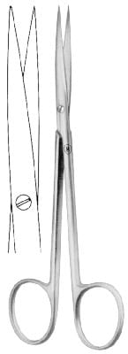 HSB 126-14, Präparier- und Nahtschere – Karl Hammacher, Scalpels and Accessories
