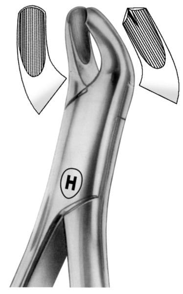 HSA 376-18, Zahnzange – Karl Hammacher, Extraktionszangen Oberkiefer