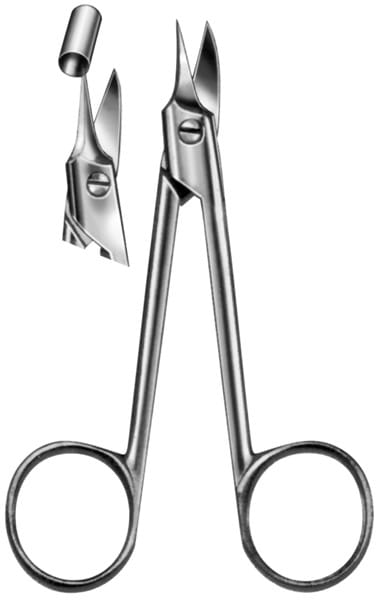 HSB 653-10, Blech- und Drahtschere – Karl Hammacher, Gingivektomiemesser - Zahnfleischscheren