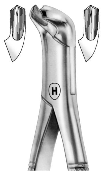 HSA 400-17, Zahnzange – Karl Hammacher, Extraction Forceps Lower Jaw