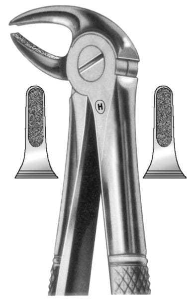 HSA 052-13 D, Zahnzange – Karl Hammacher, Extraktionszangen diamantiert