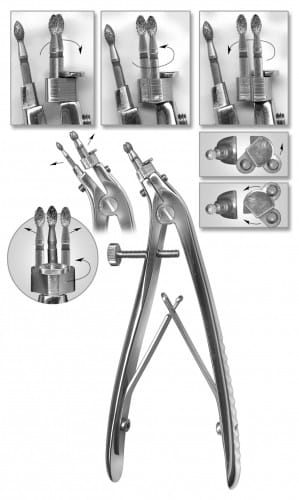 HSL 2423-12 Teleskopzange "Müllerbader" – Karl Hammacher, Laboratory Pliers