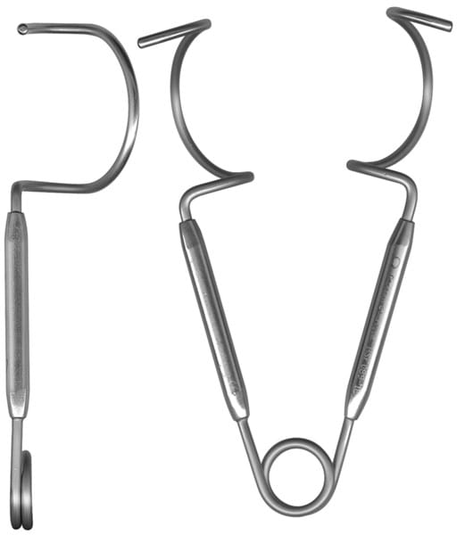 HSF 089-12, Lippenabhalter – Karl Hammacher, Wangenhalter - Wundhaken