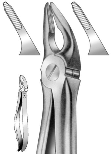 HSA 232-07 N, Spezial-Zahnzange – Karl Hammacher, Extraction Forceps Upper Jaw