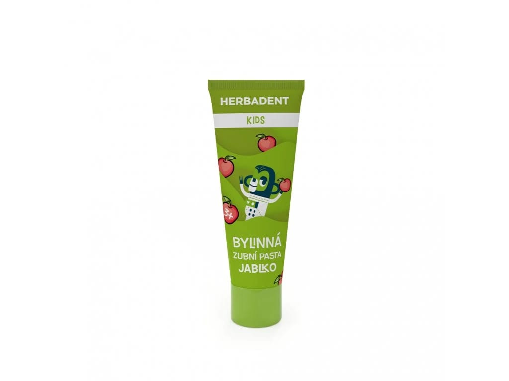 HERBADENT KIDS Kräuter-Zahnpasta APFEL 75 g – HERBADENT, Toothpaste
