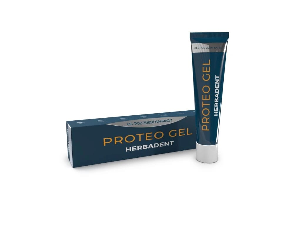 HERBADENT PROTEO GEL, Gel for Denture Wearers, 40 g – HERBADENT, Denture Resins