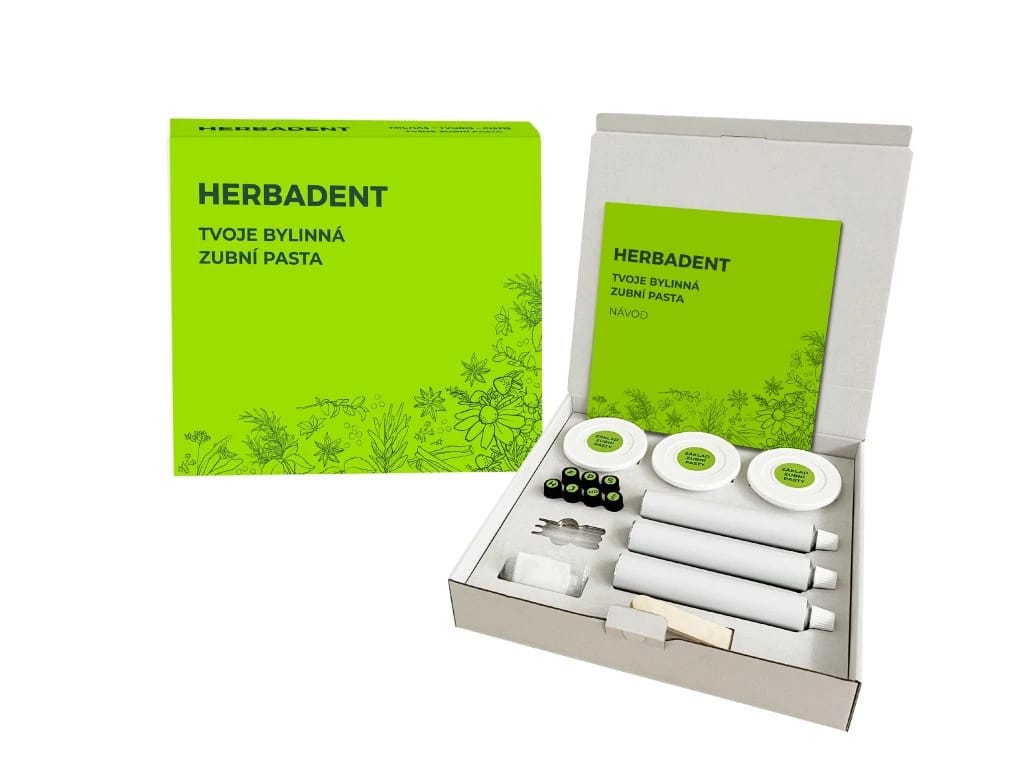 Set Creativo IL TUO DENTIFRICIO ALLE ERBE – HERBADENT, Toothpaste