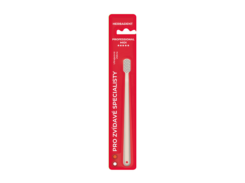 HERBADENT MIDI Toothbrush with Ultra-Soft Bristles