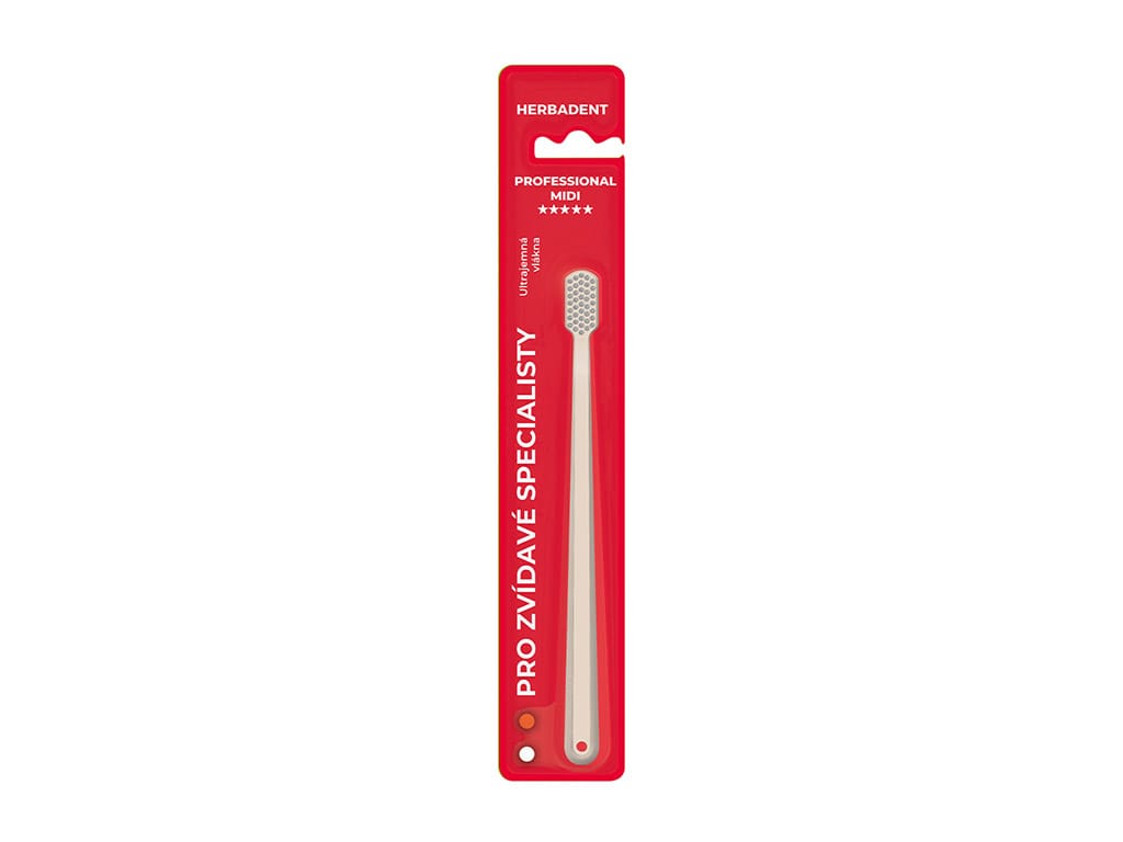 HERBADENT MIDI Spazzolino con Setole Ultra-Morbide – HERBADENT, Toothbrushes