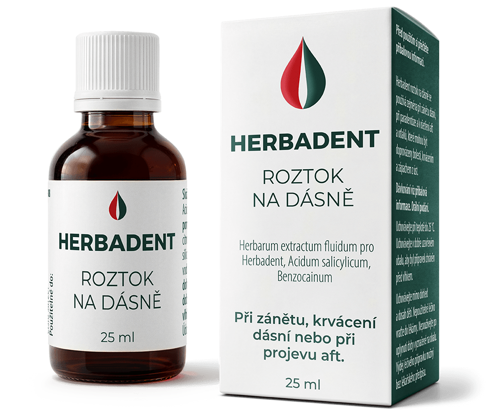 HERBADENT roztok na dásně