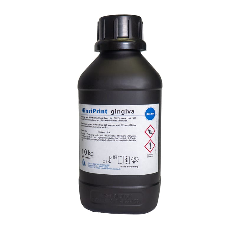 HinriPrint gingiva – ERNST HINRICHS Dental, Printing Resins