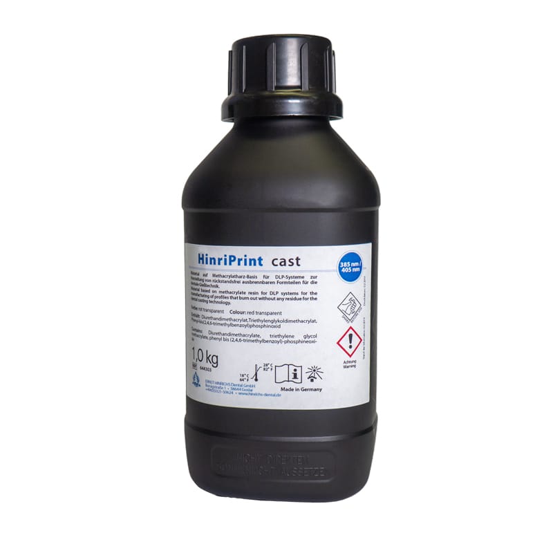 HinriPrint cast – ERNST HINRICHS Dental, Printing Resins