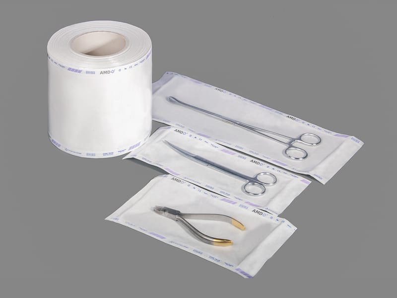 Tyvek-Flachrollenfolie AMD mit Tyvek – Hopeway B.V., Sterilisationsbeutel & -folien