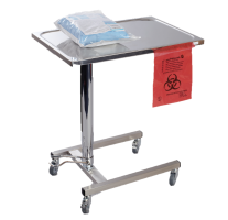 Mayo table with hydraulic base