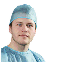 Surgical cap with laces – HYGITECH SAS, Caps & Shoe Covers