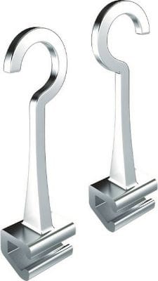 Crimpable Hooks " Curved " Left - PK/10