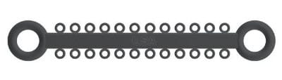 Ligatures O - Ties Gris - PK/1008