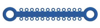 Ligatures O - Ties Bleu Royal - PK/1008 – IOS International Orthodontic Services