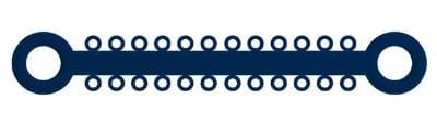 Ligature O - Ties Midnight Blue - PK/1008