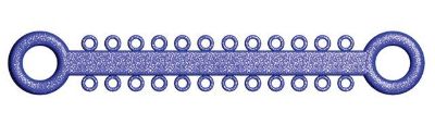 Ligatur O-Ties Glitzerblau - PK/1008 – IOS International Orthodontic Services
