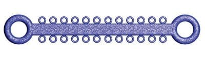 Ligature O - Ties Sparkle Blue - PK/1008