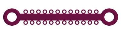 Ligature O - Ties Magenta - PK/1008