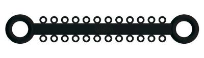 Ligatur O-Ties Schwarz - PK/1008 – IOS International Orthodontic Services