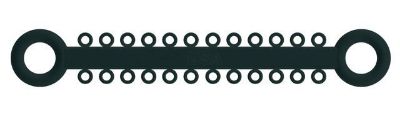 Ligature O - Ties Smoke gray - PK/1008 – IOS International Orthodontic Services