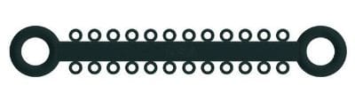 Ligature O - Ties Smoke gray - PK/1008