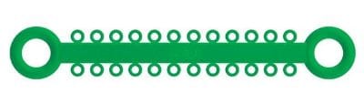 Ligatures O - Ties Vert Kelly - PK/1008