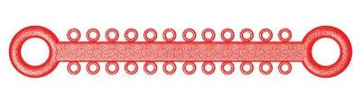 Ligatur O-Ties Glitzerrot - PK/1008 – IOS International Orthodontic Services