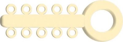 Mini Ligatur-O-Ties Elfenbein – VE/1000 – IOS International Orthodontic Services