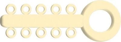 Mini Ligatur-O-Ties Elfenbein – VE/1000