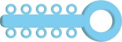 Mini Ligatur-O-Ties Babyblau – VE/1000 – IOS International Orthodontic Services