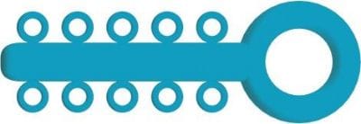 Mini Ligatures O - Élastiques Bleu Clair - PK/1000 – IOS International Orthodontic Services, Chains