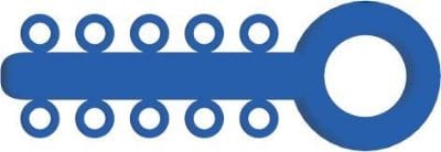 Mini Ligatures O - Élastiques Bleu Royal - PK/1000 – IOS International Orthodontic Services, Chains