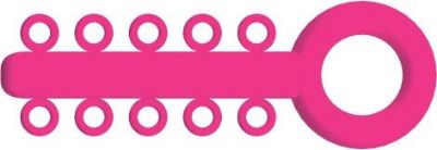 Mini Ligatur-O-Ties Neonrosa – VE/1000 – IOS International Orthodontic Services