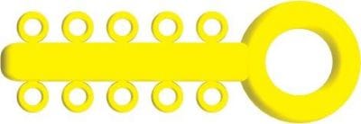 Mini Ligatur-O-Ties Gelb – VE/1000