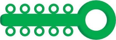 Mini Ligature O - Ties Kelly Green - PK/1000 – IOS International Orthodontic Services, Chains