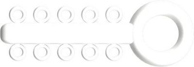 Mini Ligatures O - Élastiques Blanc - PK/1000 – IOS International Orthodontic Services