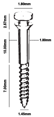 Infinity L, L 17 mm 1,8 Ø – IOS International Orthodontic Services